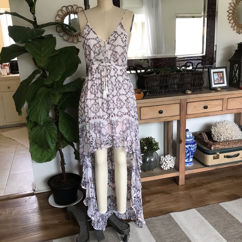 JETSET DIARIES new S silk high low dress from REVOLVE